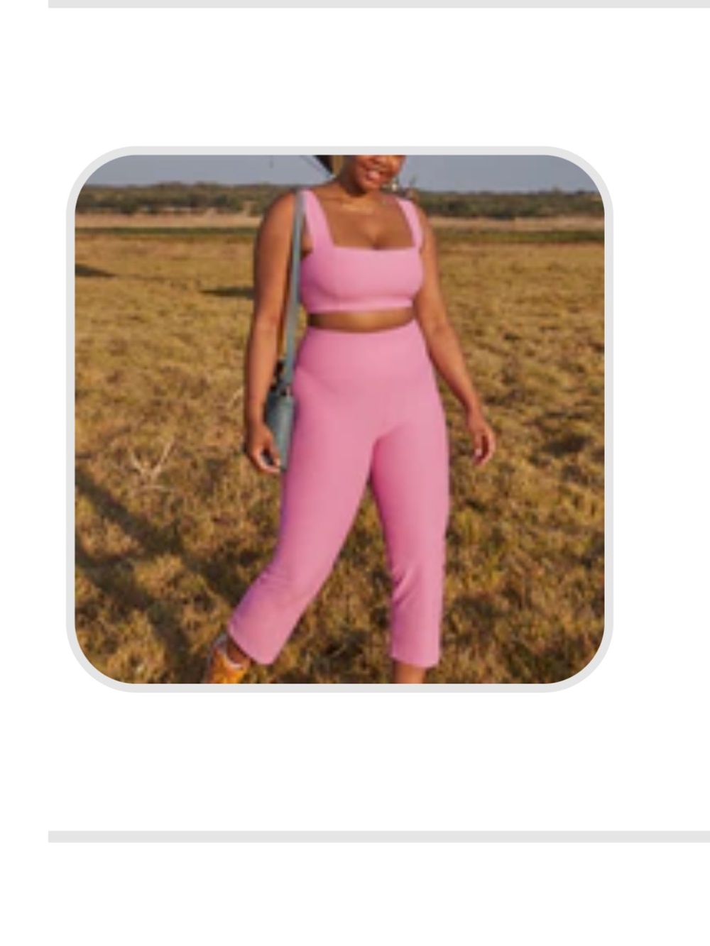 Beyond Yoga Space Dye Pink Cropped pants